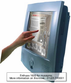 Museum Kiosk Touch Screen Computer